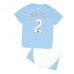 Manchester City Kyle Walker #2 Replika Babykläder Hemma matchkläder barn 2023-24 Korta ärmar (+ Korta byxor)